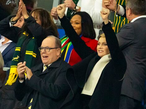 La princesse Charlène de Monaco folle de joie au Stade de France, l'Afrique du Sud qualifiée pour la finale de la Coupe du monde de rugby 2023