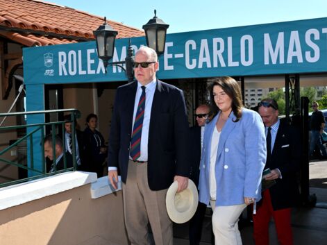 Albert et Charlène de Monaco avec Jacques, Charles Leclerc en couple, les Ducruet en famille à la finale du Rolex Masters 1000 de Monte-Carlo 2024