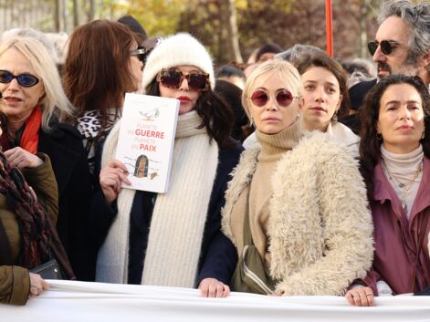 Emmanuelle Béart, Camille Cottin, Isabelle Adjani… Les célébrités réunies lors de la marche silencieuse pour la paix au Proche-Orient