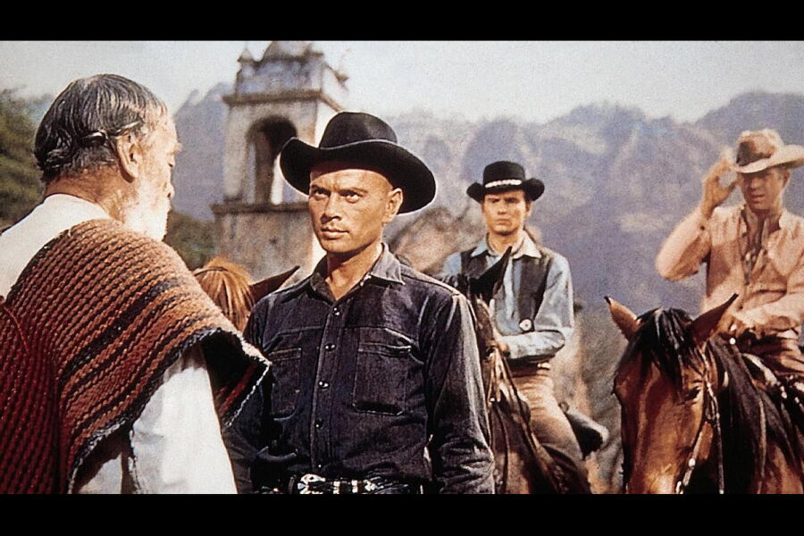 Les sept mercenaires (1960), synopsis, casting, diffusions tv, photos,  videos...- Télé-Loisirs