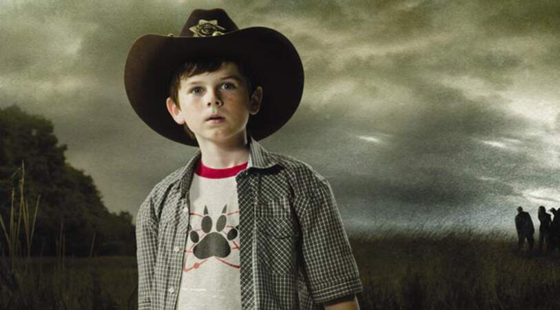 Chandler Riggs a intégré le casting de The Walking Dead à 10 ans dans le rôle de Carl...