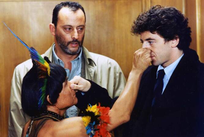 Jean Reno avec Patrick Bruel dans "Le Jaguar" (1996)