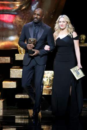 Idris Elba et Kate Winslet sont venus remettre un prix, au cours de cette 69e cérémonie des Bafta Awards