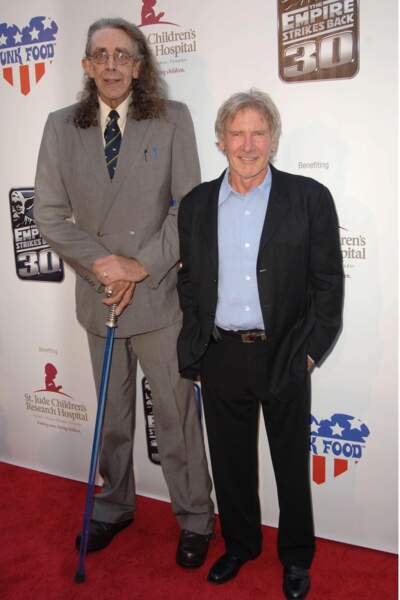 Non non, Harrison Ford n'est pas petit, ou seulement à côté de Peter et ses quelques 2,20 mètres !