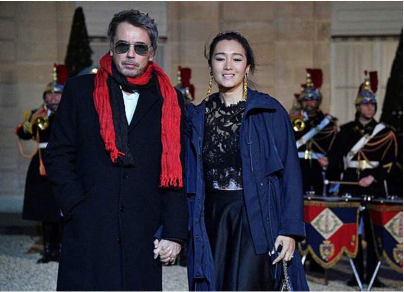 En 2019, Jean-Michel Jarre est apparu avec une autre actrice : la star chinoise Gong Li