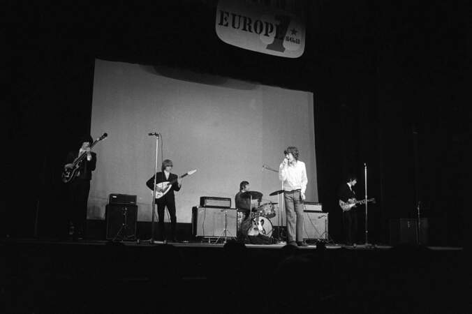 Les Rolling Stones à l'Olympia de Paris en juin 1965