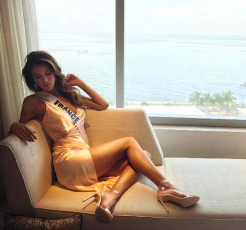 Et Iris Mittenaere était très à l'aise à Manille, avant le concours Miss Univers. 