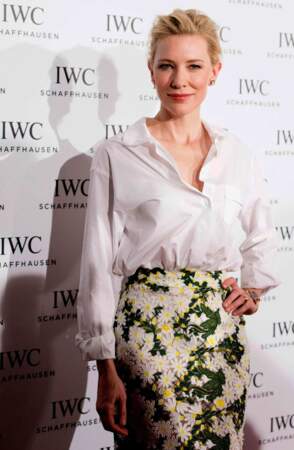 Radieuse Cate Blanchett à Zurich en octobre 2014