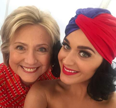 Katy Perry et Hillary Clinton.