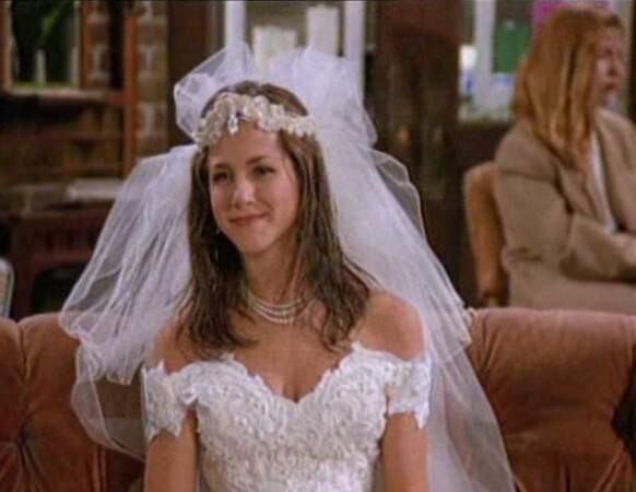 Et la belle Rachel Green (Jennifer Aniston) dans l'épisode pilote de Friends. 