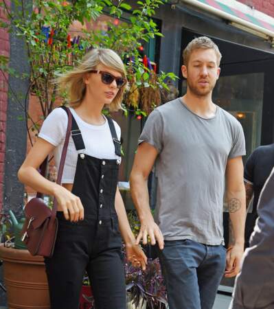 La chanteuse Taylor Swift et le DJ Calvin Harris, en couple depuis 2015.