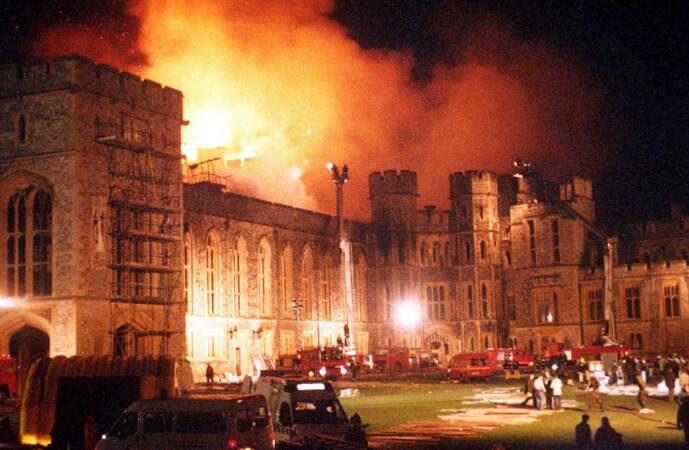 et le château de Windsor brûle…