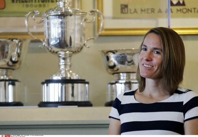 L'ex-tenniswoman belge Justine Hénin accouchera au printemps de son deuxième enfant... 