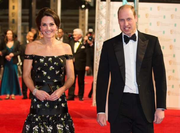 Et petite cerise sur le gâteau : le prince William et Kate Middleton étaient aussi à la soirée des BAFTA ! 