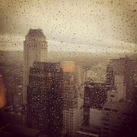 L'ouragan Sandy vu de la fenêtre d'Aaron Paul, le héros de Breaking Bad...
