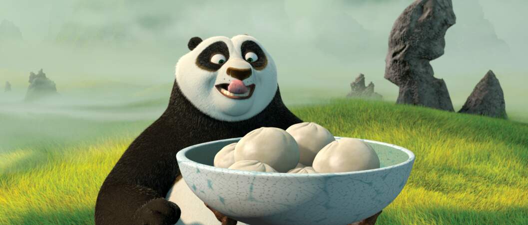 Po, gourmand et maladroit. Lui, le héros de Kung-Fu Panda (2008) ?