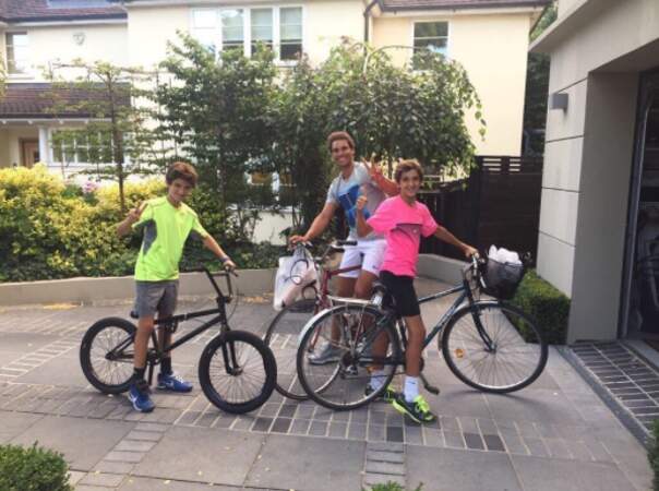 Rafael Nadal préfère, lui, les sorties en vélo