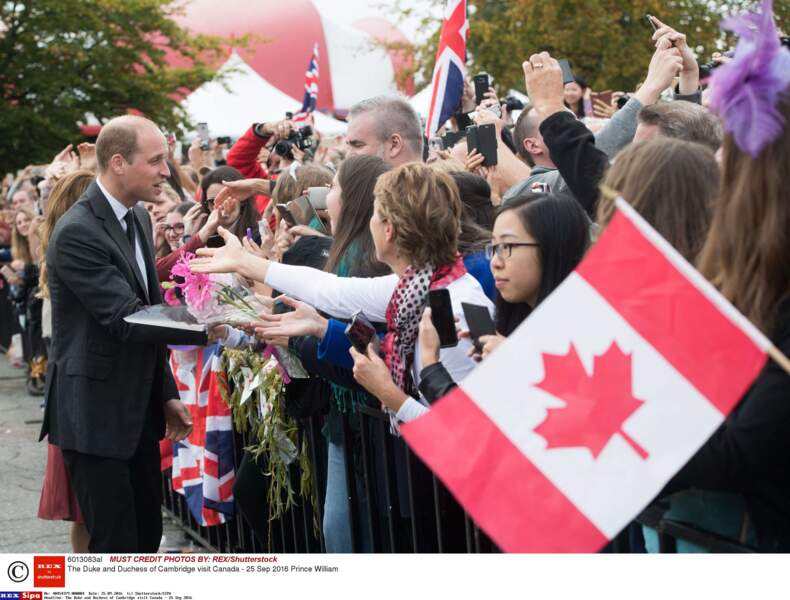 William fait chavirer le coeur des jeunes canadiennes
