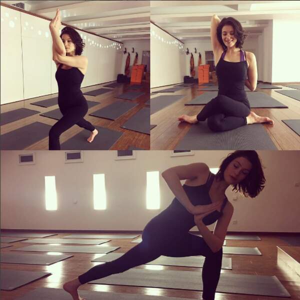 Gemma ne rate jamais un cours de yoga