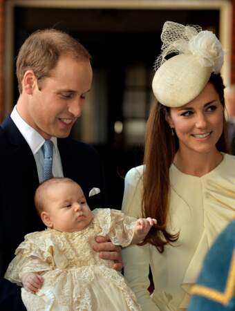 Le prince George et ses parents : le prince William et Kate Middleton