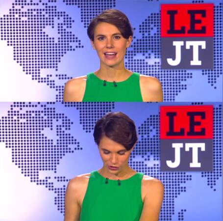 And the winner is : Emilie Besse ! On adore cette robe verte...courageux, à la télé....