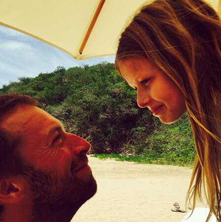 La fille de Gwyneth Paltrow avec son père Chris Martin, leader du groupe Coldplay