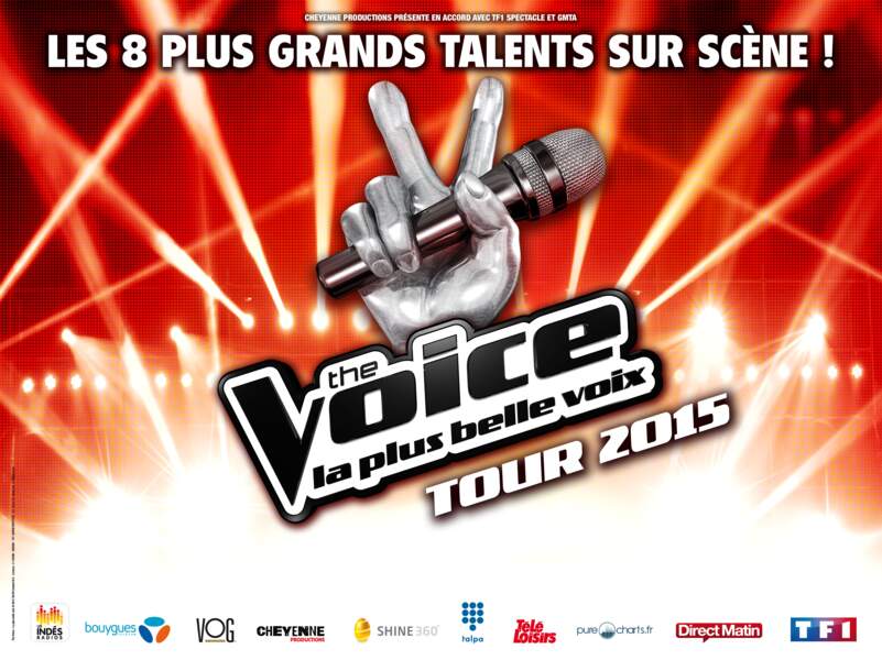 La tournée The Voice commencera le 29 mai à Amiens