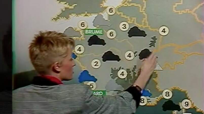 Nous sommes en 1987. Reconnaissez-vous cette jeune femme, qui présente la météo sur Antenne 2 ?