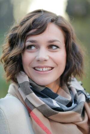 Nathalie Péchalat très souriante en décembre 2013