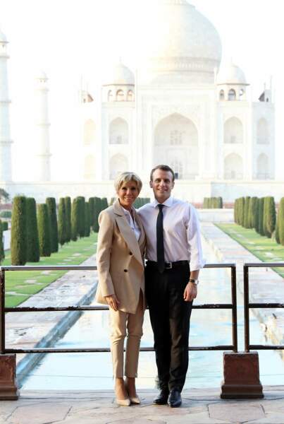 ... puis en Inde, où le couple s'offre une escapade amoureuse au Taj Mahal