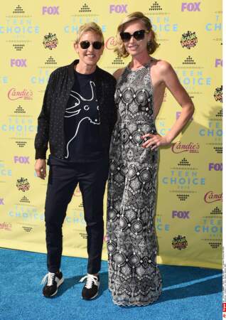 Ellen DeGeneres et sa compagne Portia de Rossi ont les mêmes lunettes...