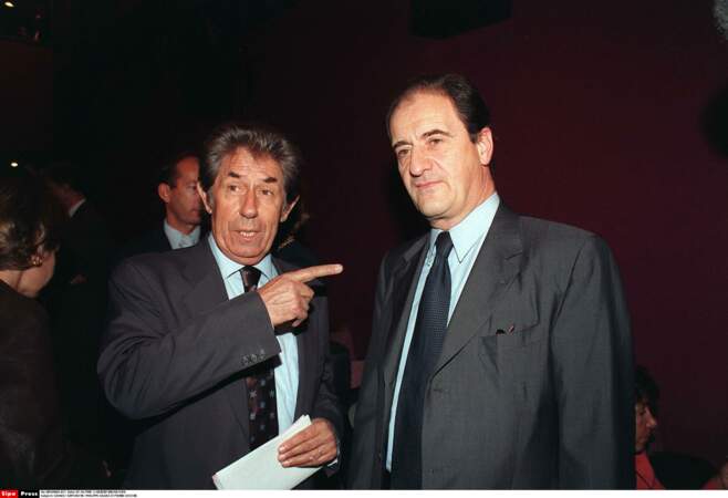 Le voici à Cannes en 1998 avec Pierre Lescure l'ancien patron de Canal +
