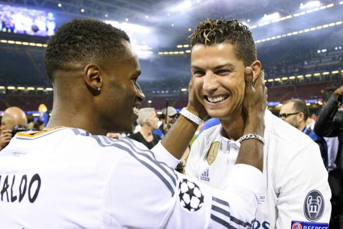 Ronaldo tout content après la victoire du Real Madrid