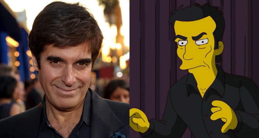 David Copperfield, le célèbre magicien a joué aussi quelques tours aux Simpson