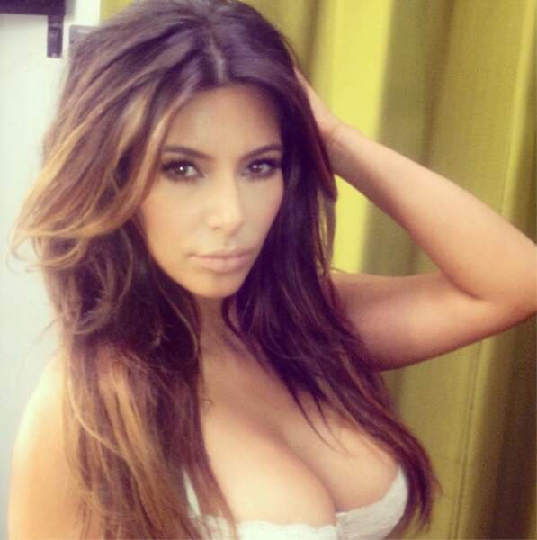 Kim Kardashian est sortie de la piscine