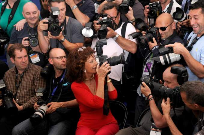 Pareil pour Sophia Loren ! 