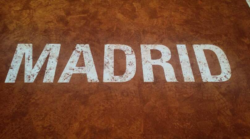 Novak se prépare pour le Masters de Madrid