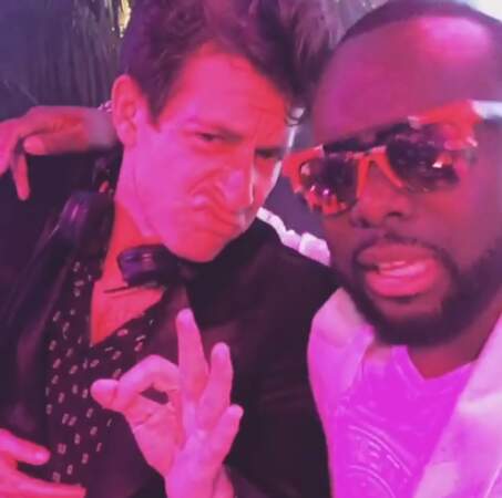 Maître Gims a fait un selfie avec le producteur musical, Mark Ronson