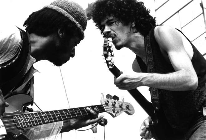 Freddie Stone et Carlos Santana... 