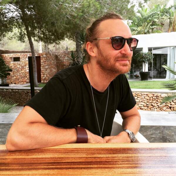 David Guetta aussi était à Ibiza (mais sans le sport).