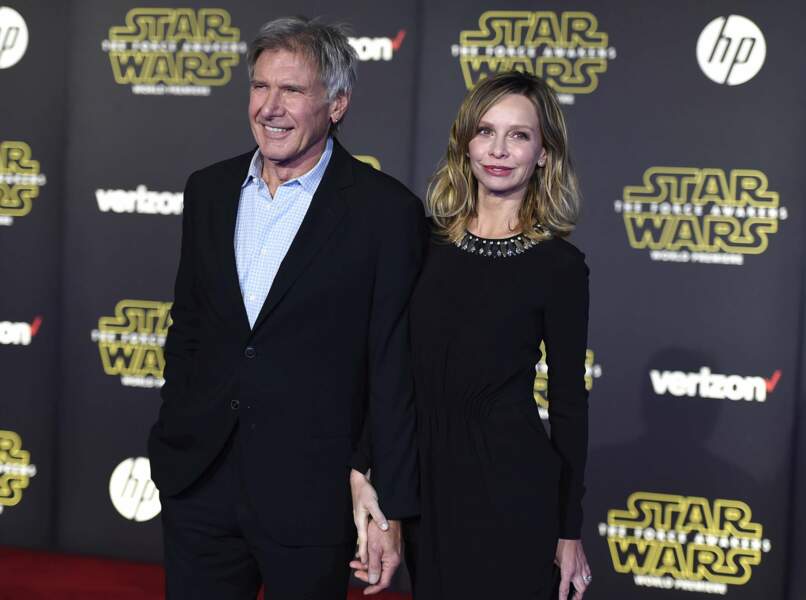 Harrison Ford fait faux bond à Chewbacca pour retrouver sa femme Calista Flockhart