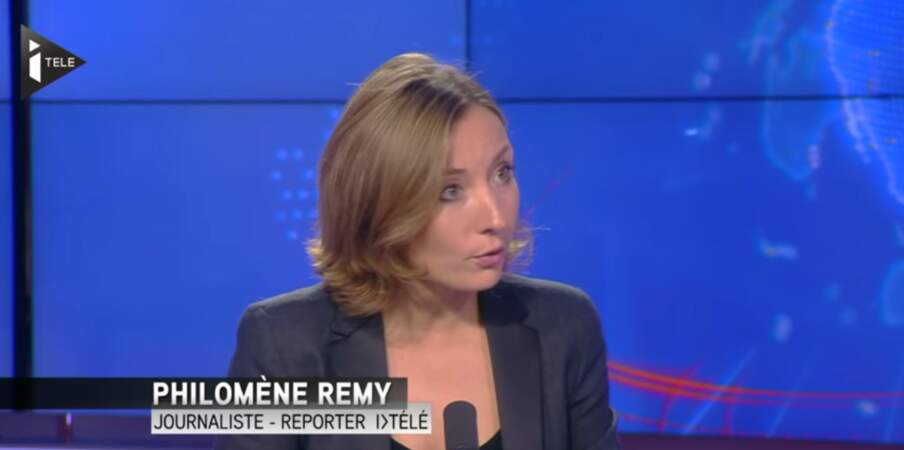 Journaliste de terrain d'iTÉLÉ, Philomène Remy est occassionnlement invitée en plateau en tant que spécialiste