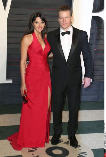 Matt Damon et Luciana Barroso 