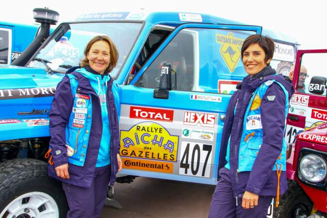 Carole Montillet a participé à plusieurs Rallye Aïcha des Gazelles du Maroc. Elle l'a même remporté en 2004 et 2005