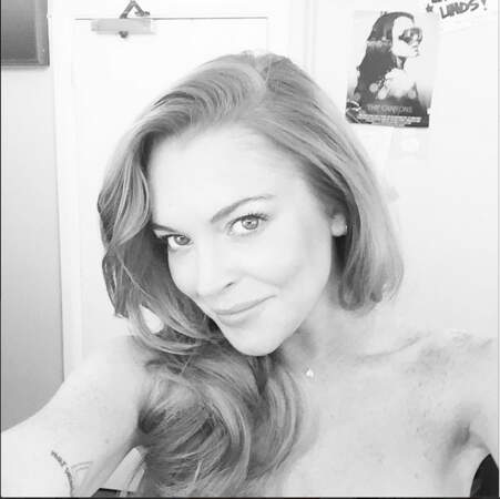Lindsay Lohan topless sur Instagram. Sexy !