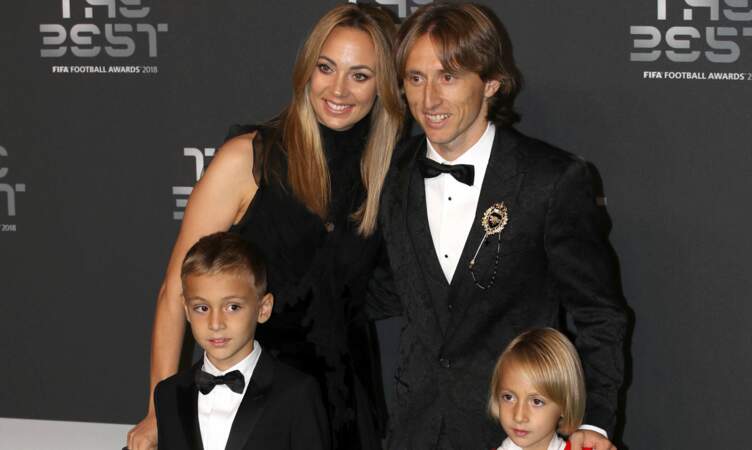 Luka Modric et sa femme Vanja Bosnic