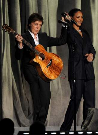 Rihanna, quelle chanceuse : elle a pu chanter avec Sir Paul McCartney...