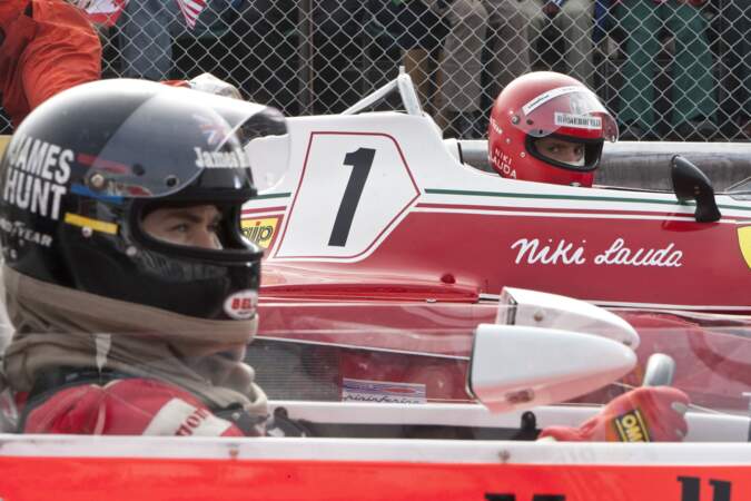 Rush (2013). Ou la rivalité opposant les pilotes de course automobile légendaires James Hunt et Niki Lauda