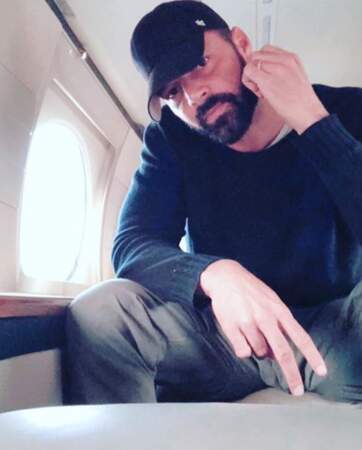 Ricky Martin dans son jet privé 