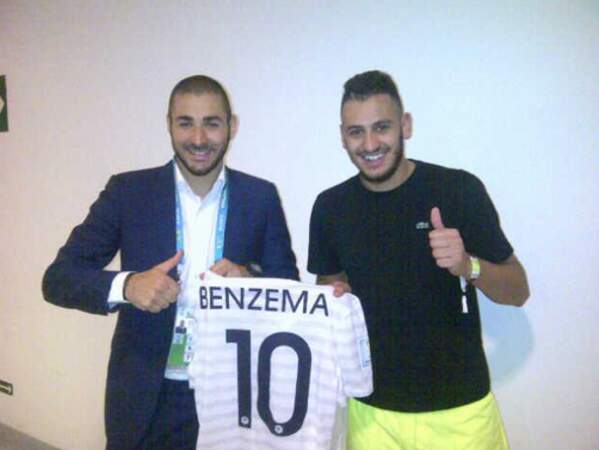 Karim Benzema et son frérot !